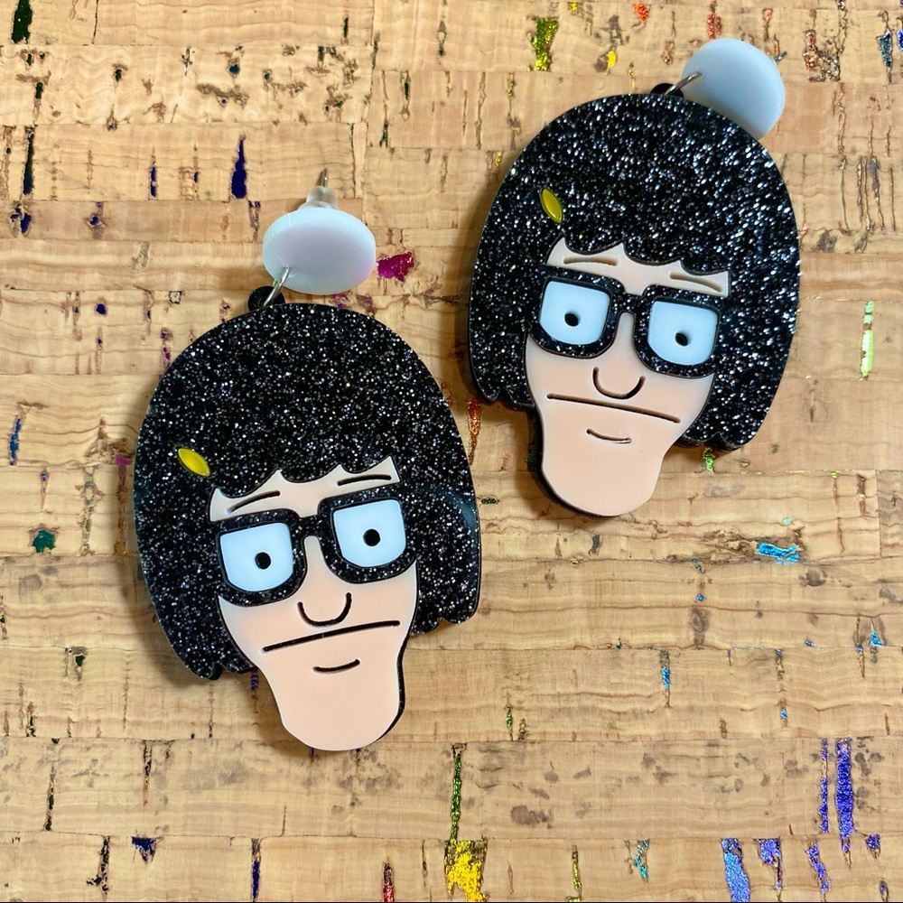 Bob’s Burgers Tina Belcher Acrylic Earrings